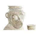 Miniatyrbillede 2 af 3: Dekorativ figur DKD Home Decor 16 x 15 x 30 cm Hvid Harpiks Abe Tropisk Afklædt