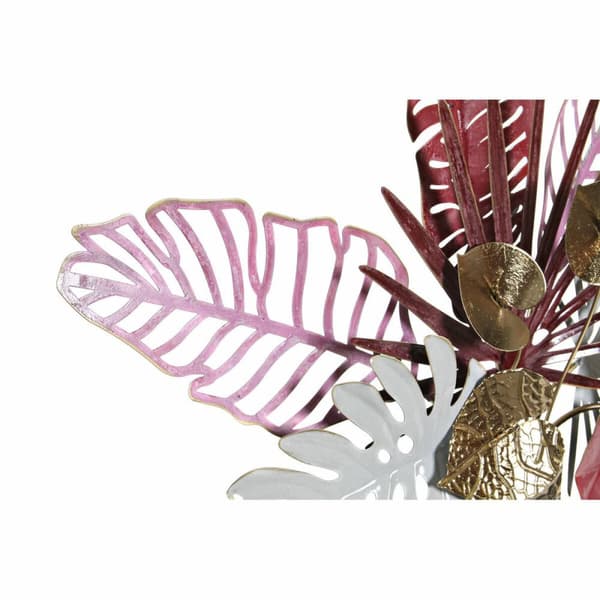 Vægdekoration DKD Home Decor Metal Cvetlice (66 x 13 x 74 cm)