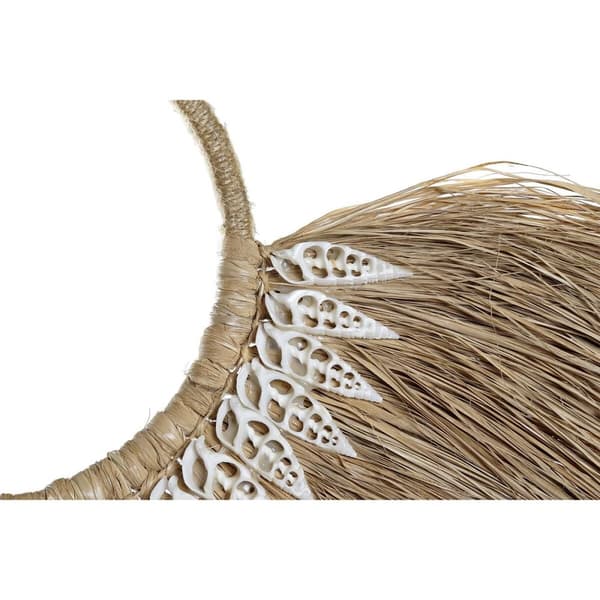 Vægdekoration DKD Home Decor Natur Jute Etnisk (60 x 2 x 39 cm)