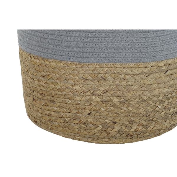 Kurvesæt DKD Home Decor 40 x 40 x 52 cm Naturlig fiber Boho (2 enheder)