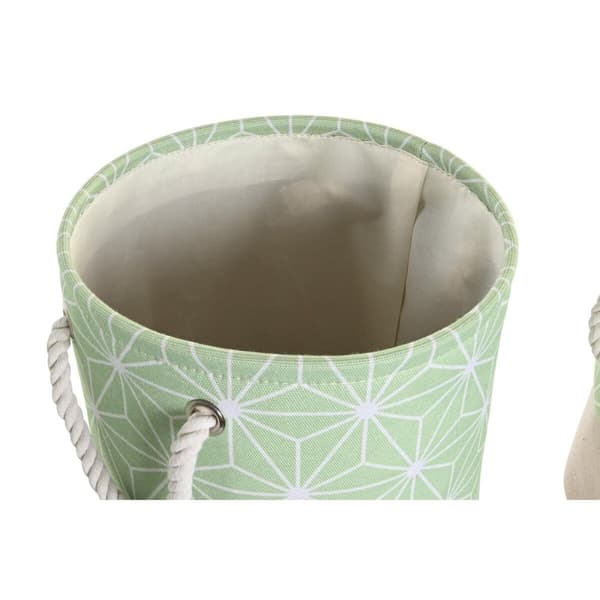 Kurvesæt DKD Home Decor Polyester EVA Geometri (30 x 30 x 35 cm)