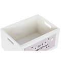 Miniatyrbillede 5 af 5: Set med kurve DKD Home Decor Gul Hvid Grå Pink Paulonia træ Børns 40 x 30 x 55 cm (5 Dele) (5 enheder)