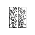 Miniatyrbillede 1 af 2: Vægdekoration DKD Home Decor (2 Dele) Metal Fugle Shabby Chic (35 x 1,3 x 91 cm)