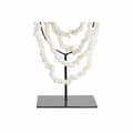 Miniatyrbillede 2 af 3: Dekorativ figur DKD Home Decor Halskæde Jern Muslinger (21 x 10 x 62 cm)