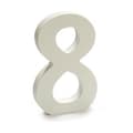 Miniatyrbillede 2 af 2: Tal Pincello 8 Hvid 1,8 x 21 x 17 cm (12 enheder)