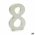 Miniatyrbillede 1 af 2: Tal Pincello 8 Hvid 1,8 x 21 x 17 cm (12 enheder)