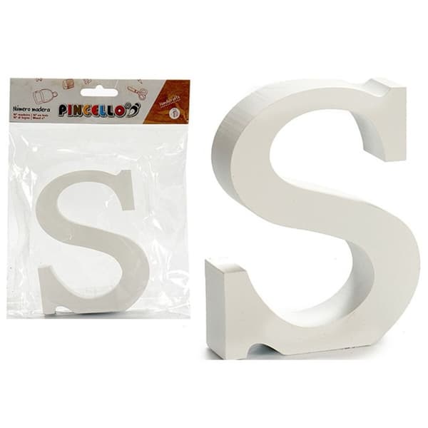 Brev Pincello S Hvid Træ 2 x 16 x 14,5 cm (24 enheder)