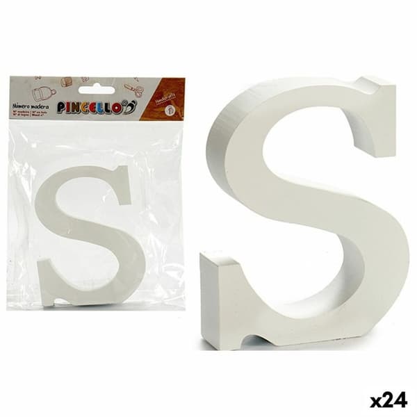 Brev Pincello S Hvid Træ 2 x 16 x 14,5 cm (24 enheder)