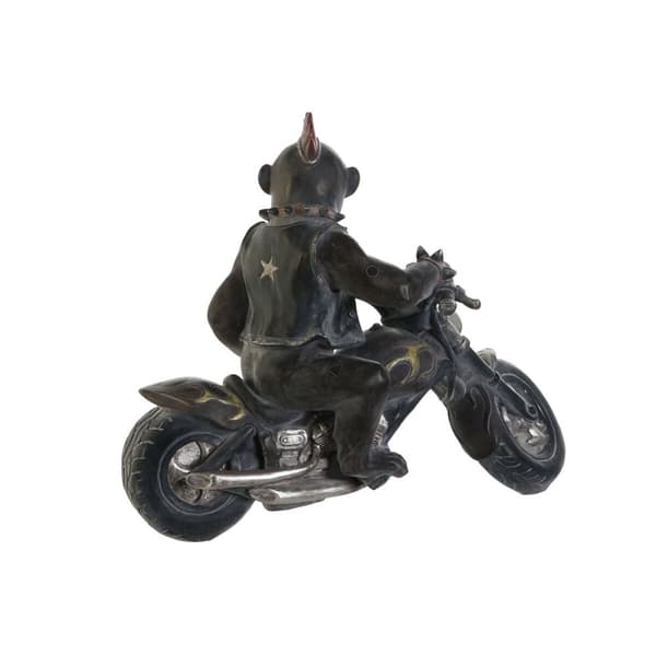 Dekorativ figur Home ESPRIT Mørkegrå Rocker 24 x 15 x 29 cm (2 enheder)