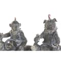Miniatyrbillede 2 af 3: Dekorativ figur Home ESPRIT Mørkegrå Rocker 24 x 15 x 29 cm (2 enheder)
