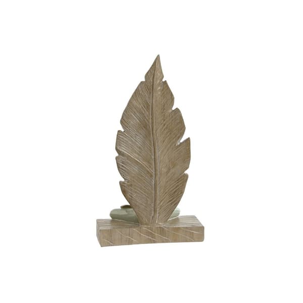 Dekorativ figur Home ESPRIT Hvid Grøn Scandi 15,5 x 7,5 x 26,5 cm (2 enheder)