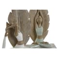 Miniatyrbillede 2 af 3: Dekorativ figur Home ESPRIT Hvid Grøn Scandi 15,5 x 7,5 x 26,5 cm (2 enheder)