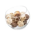 Miniatyrbillede 4 af 4: Set of Decorative Balls Hvid Brun (12 enheder)