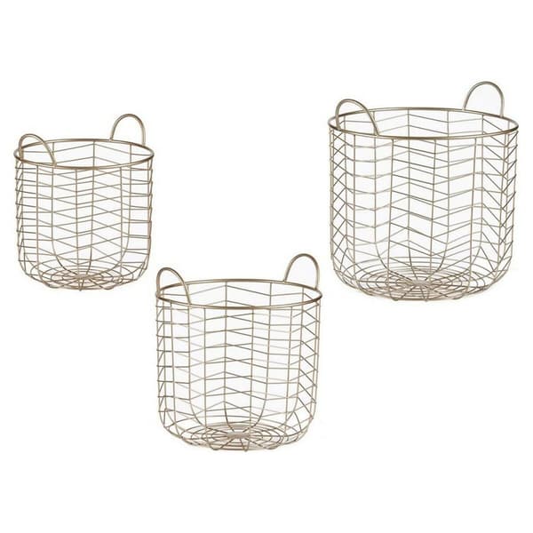 Korisetti Kullattu Metalli (3 pcs)