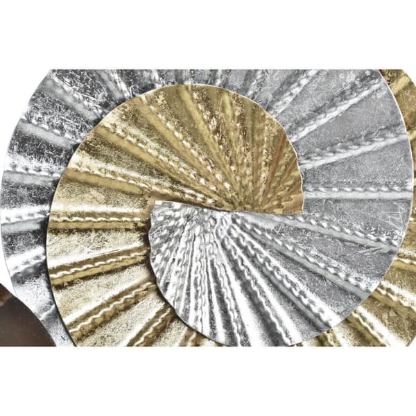 Seinäkoriste DKD Home Decor Metalli Monivärinen Itämainen Spiraalit (104 x 4,5 x 43 cm)