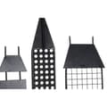 Pikkukuva 2 / 3: Seinäkoriste DKD Home Decor Musta Kullattu Loft 105 x 6 x 56 cm
