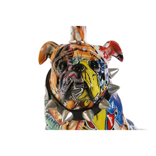 Dekorativ figur Home ESPRIT Multifarvet Hund 17 x 25 x 27 cm