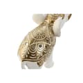 Miniatyrbillede 3 af 3: Dekorativ figur Home ESPRIT Gylden Elefant 15 x 6 x 14 cm