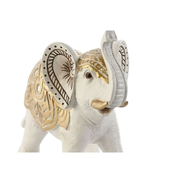 Dekorativ figur Home ESPRIT Gylden Elefant 15 x 6 x 14 cm