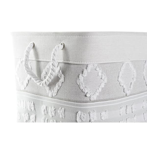 Korisetti DKD Home Decor Harmaa Puuvilla (45 x 35 x 40 cm) (2 Kappaletta)