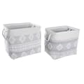 Pikkukuva 1 / 4: Korisetti DKD Home Decor Harmaa Puuvilla (45 x 35 x 40 cm) (2 Kappaletta)
