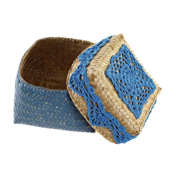 Korisetti DKD Home Decor Puuvilla Bambu (22 x 27 x 27 cm)