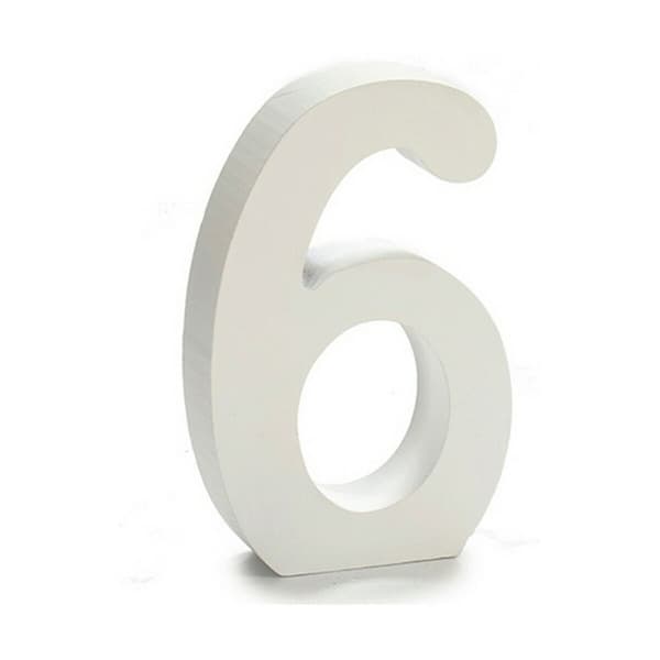 Numerot Pincello 6 Valkoinen 2 x 16 x 14,5 cm (24 osaa)