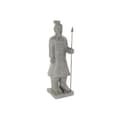 Miniatyrbillede 1 af 5: Dekorativ figur Home ESPRIT Grå Gylden Orientalsk Kriger 35 x 32 x 118 cm