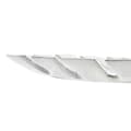 Miniatyrbillede 3 af 3: Borddekoration Home ESPRIT Sølvfarvet Aluminium Moderne Blad af en plante 38,5 x 28 x 3 cm