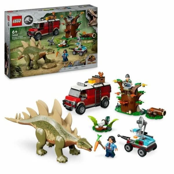 Rakennussetti Lego 76965 Dinosaur Missions: Stegosaurus Discovery 420 Kappaletta