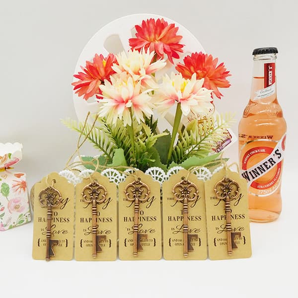 INF Vintage kuparilahjalaput nauhalla 8-pack