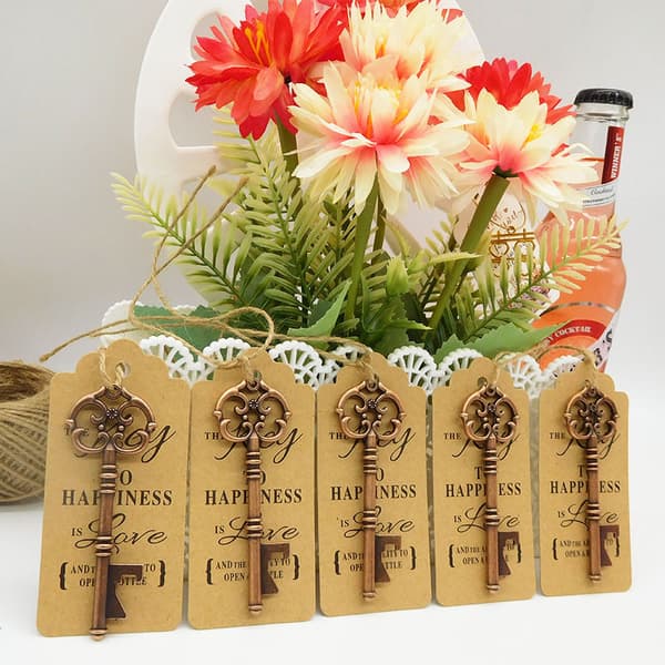 INF Vintage kuparilahjalaput nauhalla 8-pack