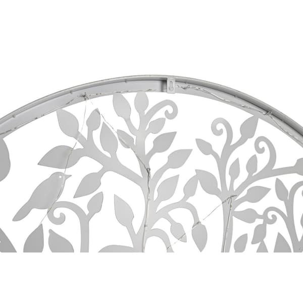 Seinäkoriste Home ESPRIT Valkoinen Puut Cottage 99 x 2 x 99 cm