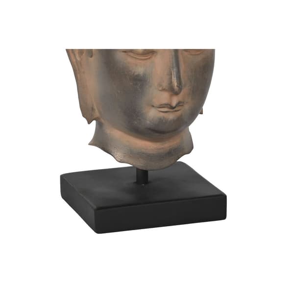 Koristehahmo Home ESPRIT Ruskea Musta Buddha Itämainen 15 x 18 x 38 cm