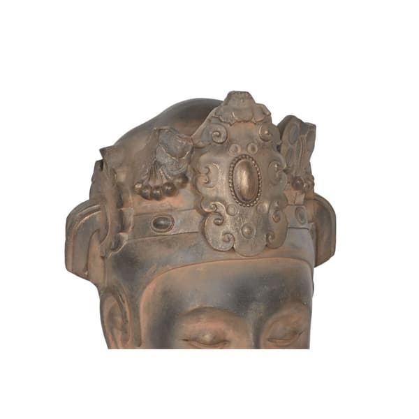 Koristehahmo Home ESPRIT Ruskea Musta Buddha Itämainen 15 x 18 x 38 cm