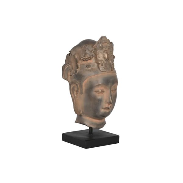 Koristehahmo Home ESPRIT Ruskea Musta Buddha Itämainen 15 x 18 x 38 cm