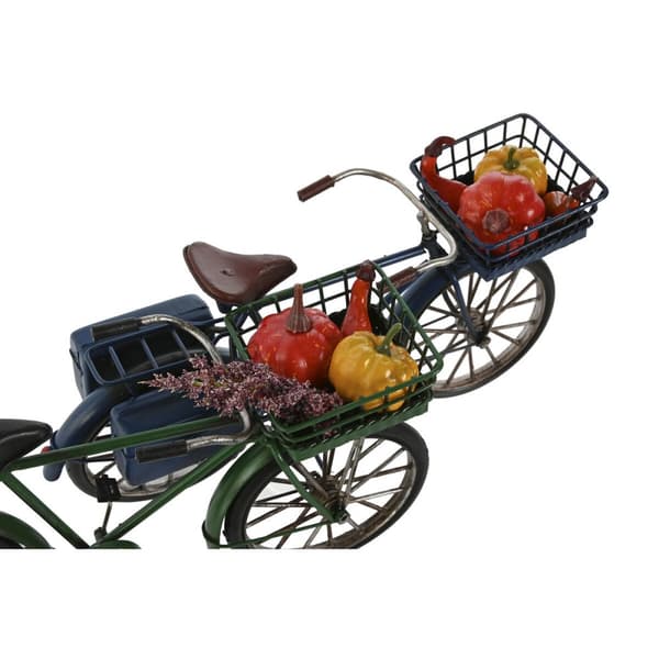 Prydnadsfigur Home ESPRIT Grön Marinblå Vintage 30 x 9 x 17 cm (2 antal)
