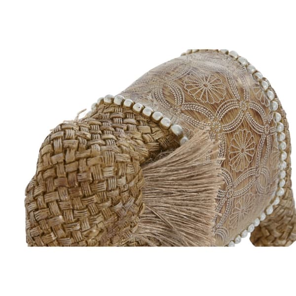 Prydnadsfigur Home ESPRIT Naturell Elefant 23 x 9,5 x 15,5 cm