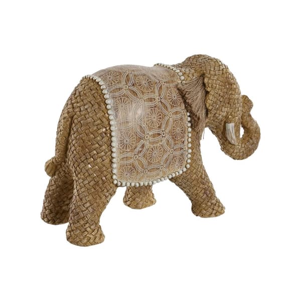 Prydnadsfigur Home ESPRIT Naturell Elefant 32 x 12 x 21 cm