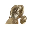 Miniatyrbillede 2 af 3: Dekorativ figur Home ESPRIT Gylden Cirkler 20 x 7,6 x 47 cm