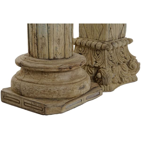 Koristehahmo Home ESPRIT Ruskea Sarake 30 x 30 x 75 cm