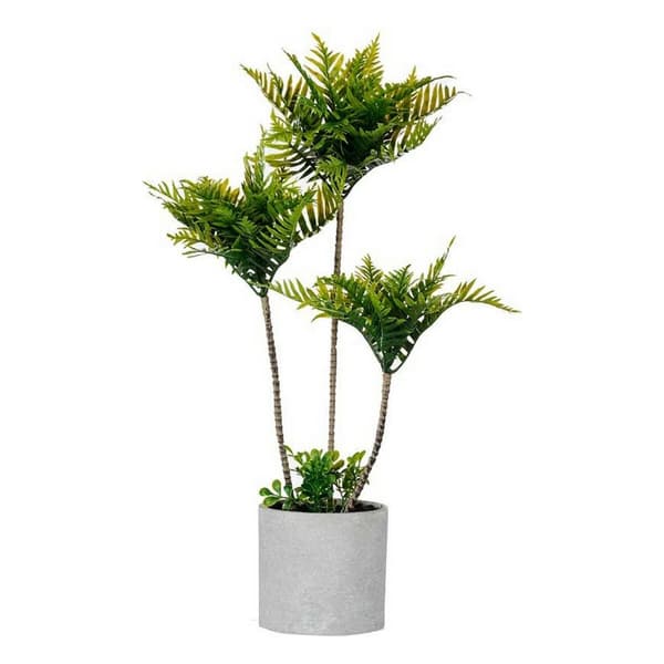 Dekorativ Plante Ibergarden XD22-1826 Plast Sement Palmetre 20 x 70 x 20 cm (4 enheter)