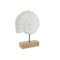 Miniatyrbild 1 av 4: Prydnadsfigur Home ESPRIT Vit Naturell Medelhavs Snigel 29 x 7,5 x 38,5 cm