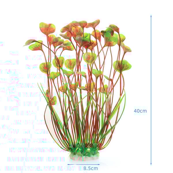 INF Kunstig vandplante CL44 (rød-grøn) - Realistisk akvariedekoration