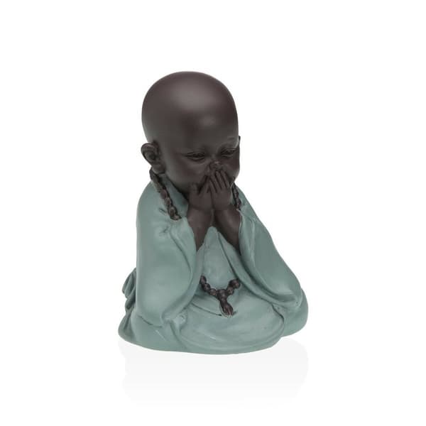 Prydnadsfigur Versa Harts Buddha 8 x 11,5 x 9 cm