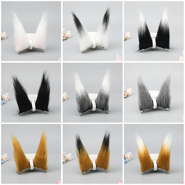 INF Fox Tail Plysj, kosete Fox Tail Cosplay-tilbehør