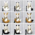 Miniatyrbilde 2 av 4: INF Fox Tail Plysj, kosete Fox Tail Cosplay-tilbehør