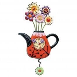 Allen designar blomma te full klocka