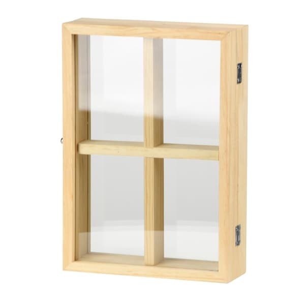 Dubbelansidig ram - Furu - L 6,7 x l 22 x H 30 cm - Beige