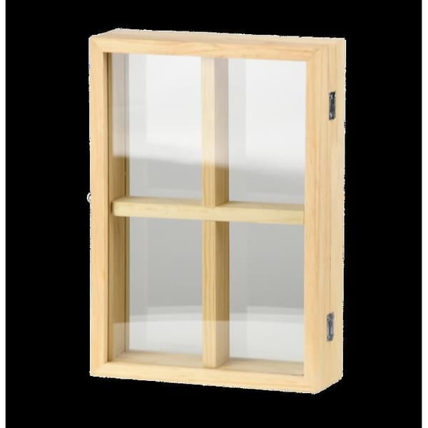 Dubbelansidig ram - Furu - L 6,7 x l 22 x H 30 cm - Beige